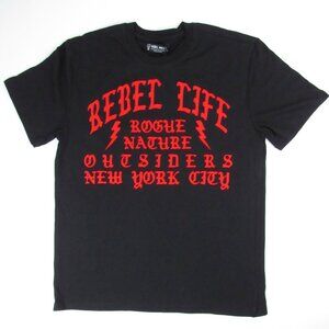Rebel Life Rougue Men's Tee Size Large Nature Outsiders New York City Graphic